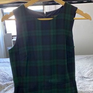 J. Crew plaid dress
